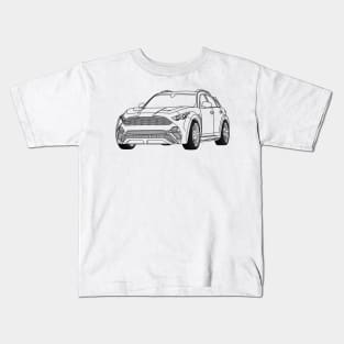 Infiniti QX70 "Draco" Kids T-Shirt